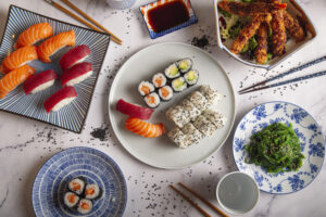 Sushi y otros platillos japoneses