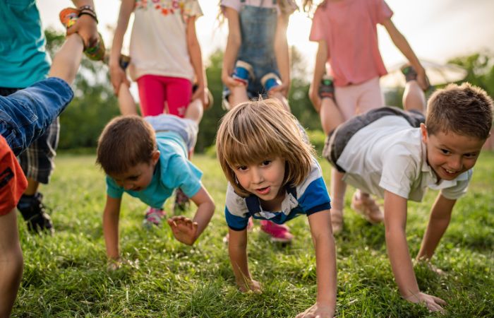 Motricidad gruesa en niños pequeños