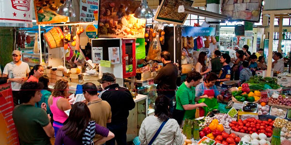 comer en los mercados
