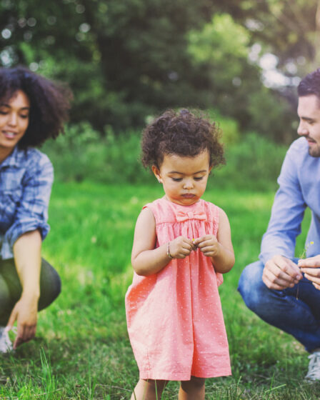 familia de paseo