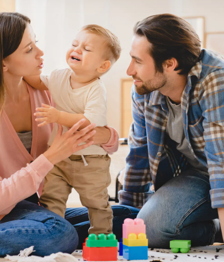 toddler haciendo berrinche